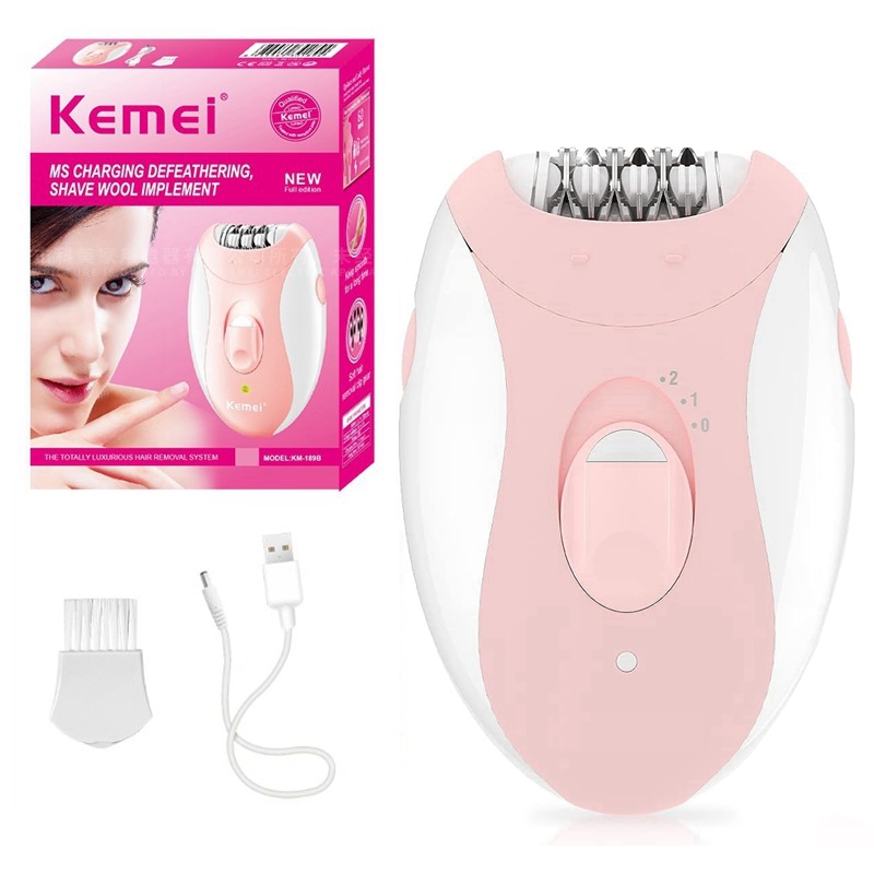Epilator Wireless - Kemei Women Epilator Electric Hair Removal