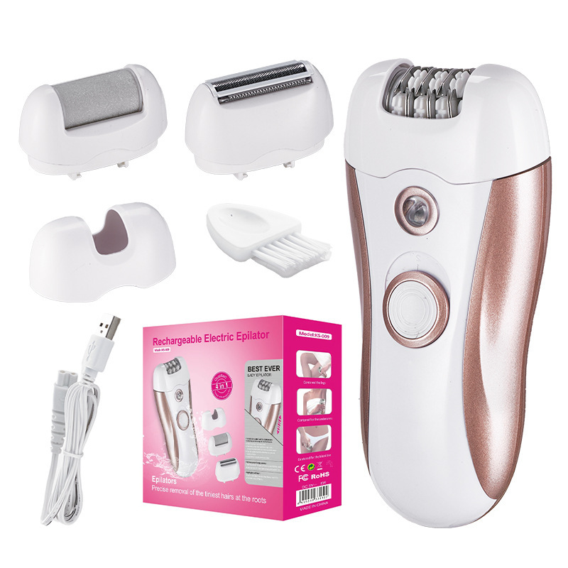 Epilator Wireless - 4-in-1 Electric for Woman Hair Remover