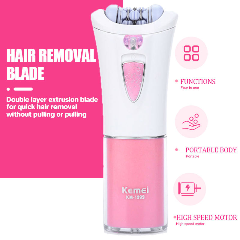 Kemei KM-1999 Depilatory Elect - đánh giá và giá Epilator Wireless