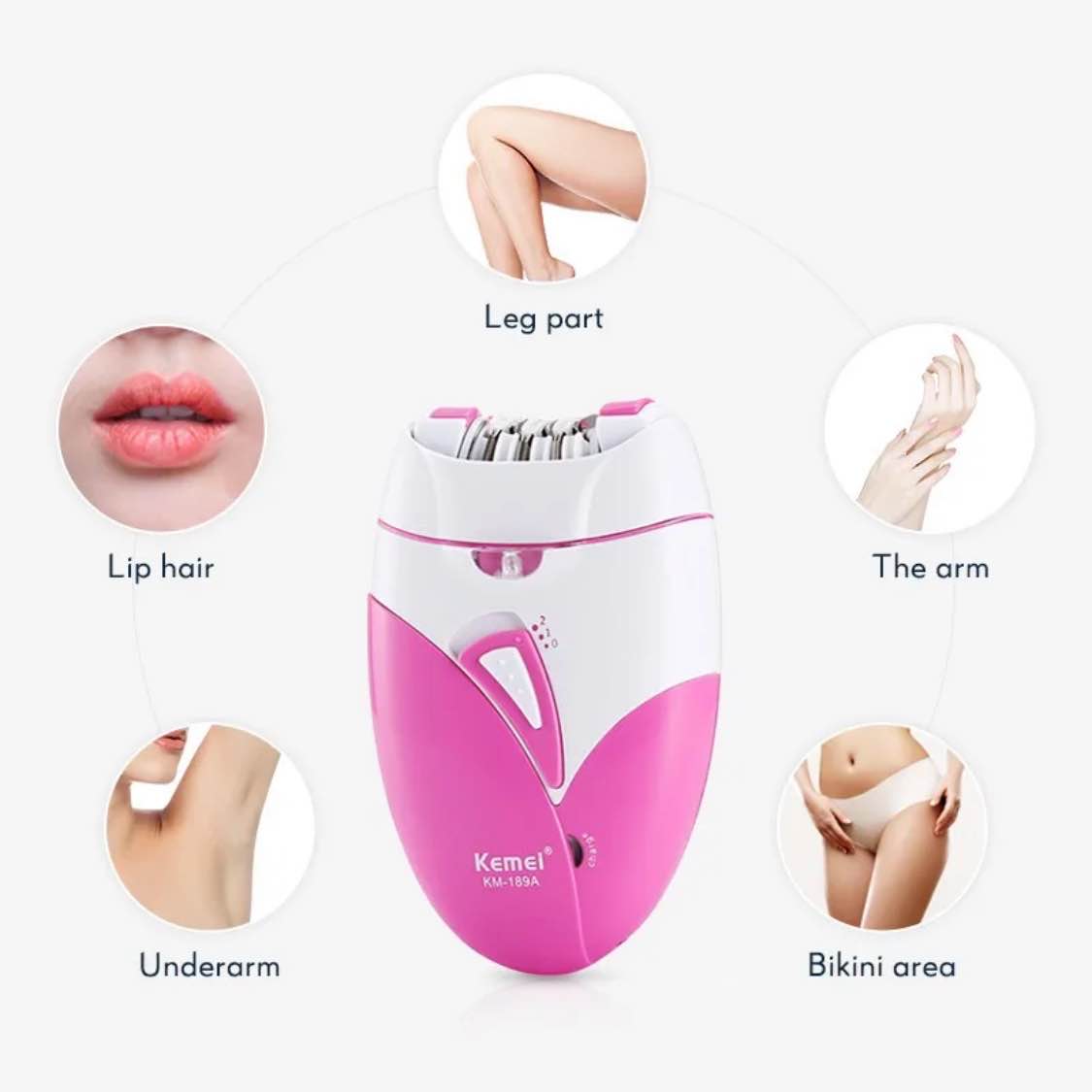 Kemei KM-189A Women's Professi - đánh giá và giá Epilator Wireless