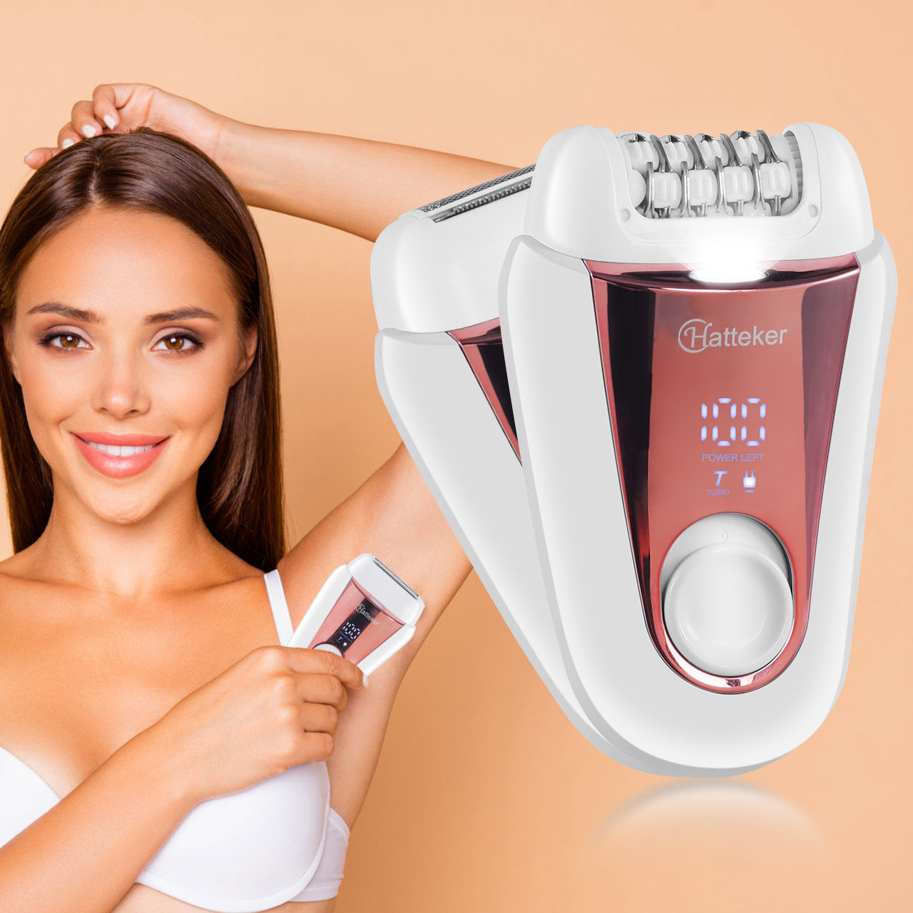 Hatteker 2-in-1 Rechargeable E - đánh giá và giá Epilator Wireless