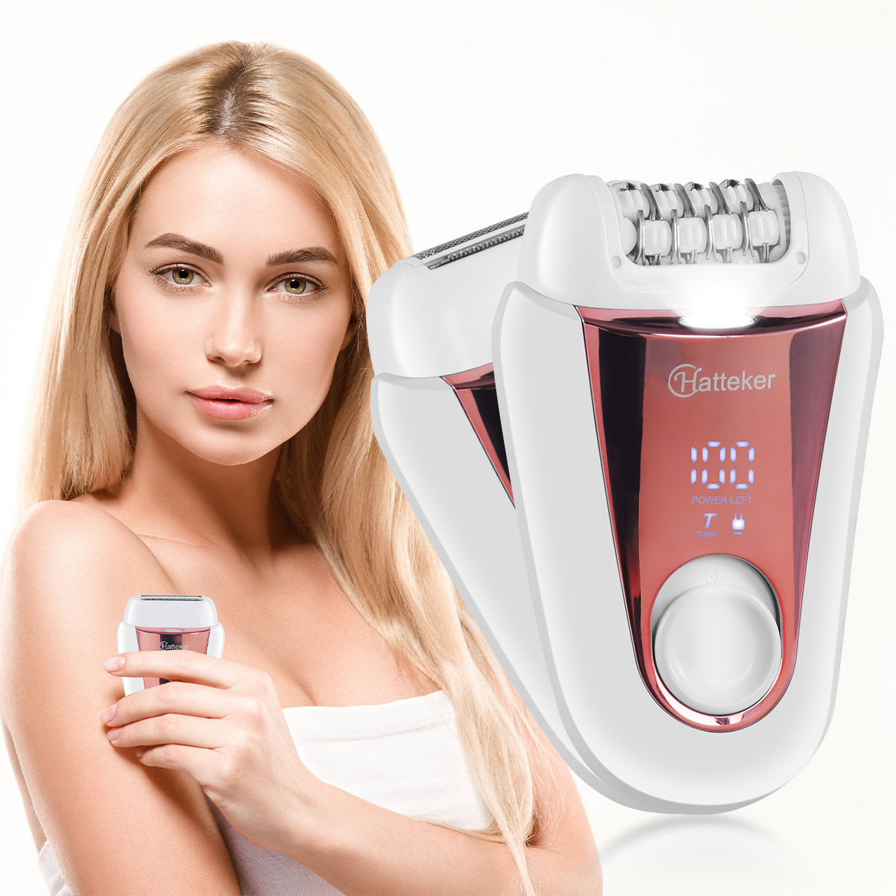 Hatteker 2-in-1 Rechargeable E - đánh giá và giá Epilator Wireless