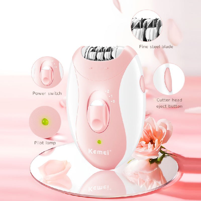 Kemei Women Epilator Electric  - đánh giá và giá Epilator Wireless