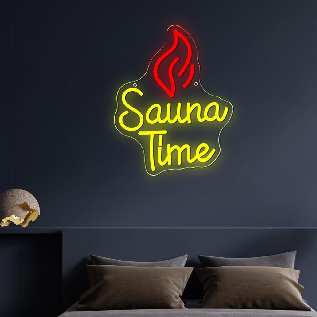 Sauna Time Neon Sign Home Spa  - đánh giá và giá Spa Wellness Gym