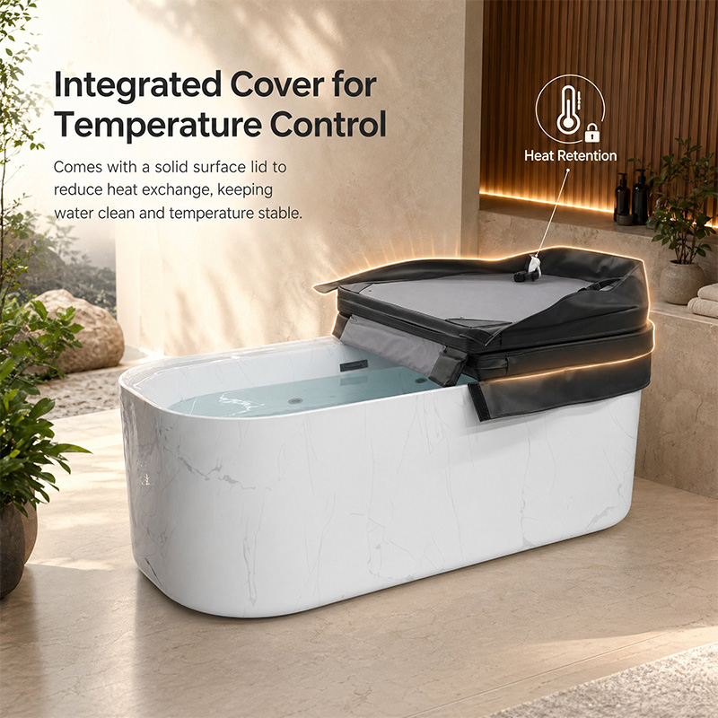 Acrylic Cold Plunge Tub Marble - đánh giá và giá Spa Wellness Gym