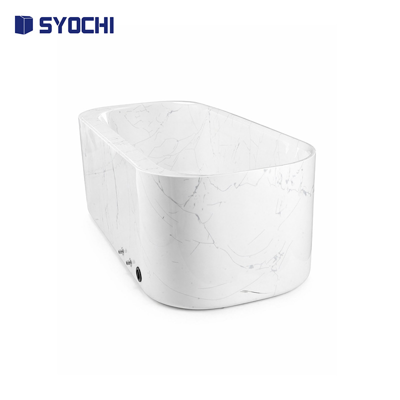 Acrylic Cold Plunge Tub Marble - đánh giá và giá Spa Wellness Gym